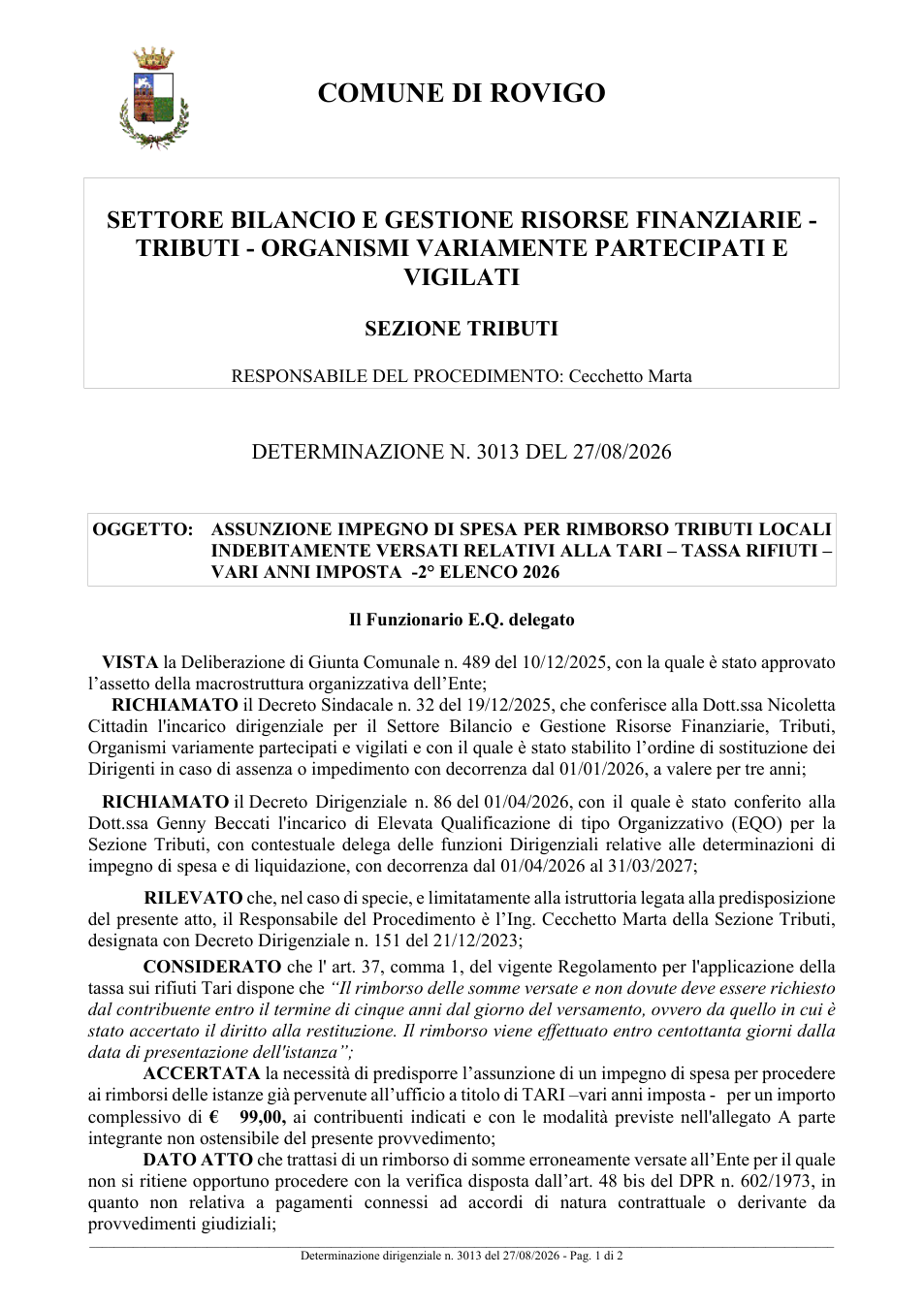 Pagina 1 del documento