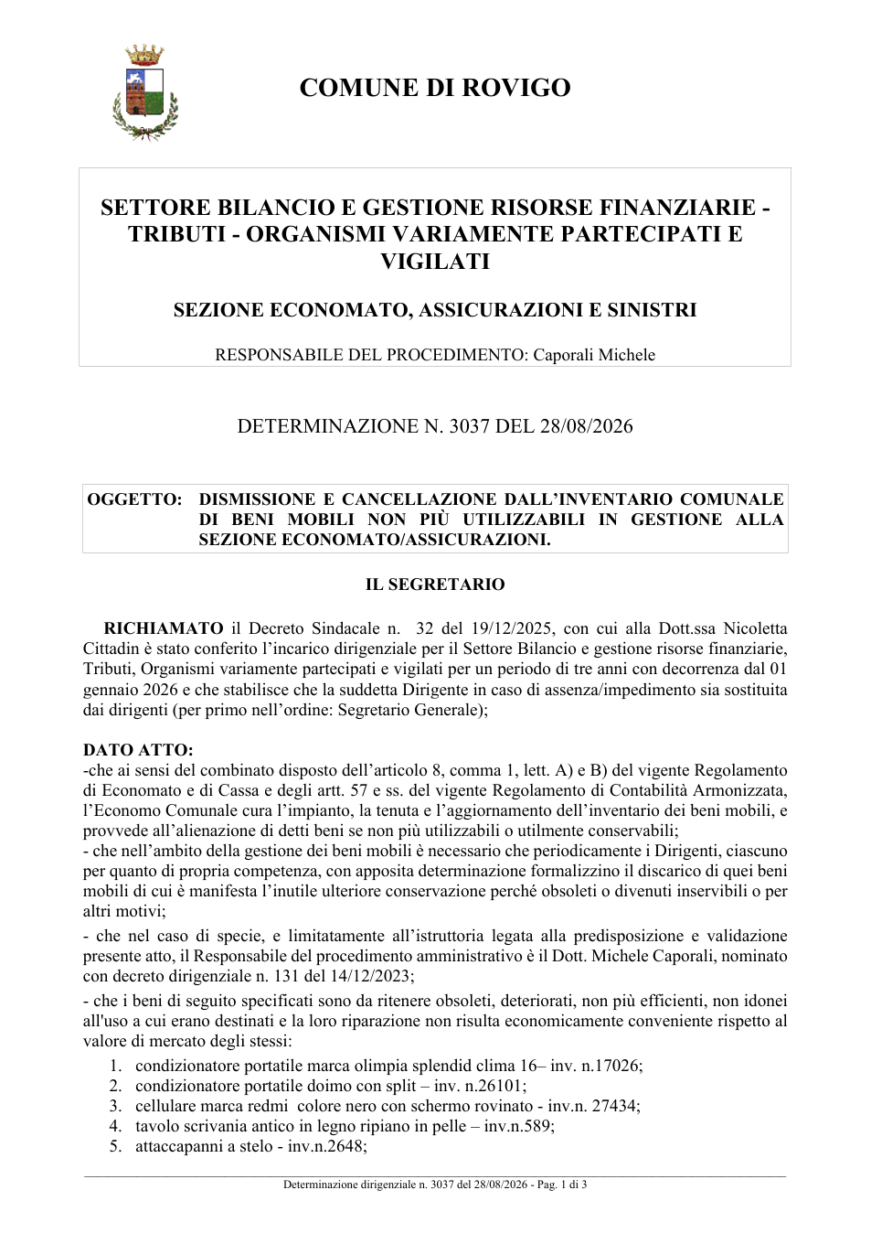 Pagina 1 del documento
