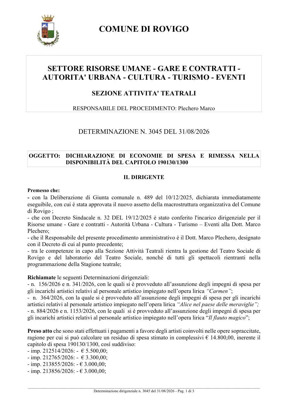Pagina 1 del documento