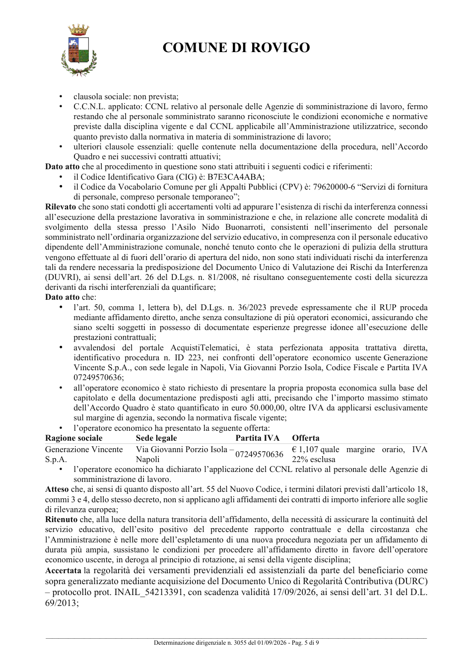 Pagina 5 del documento