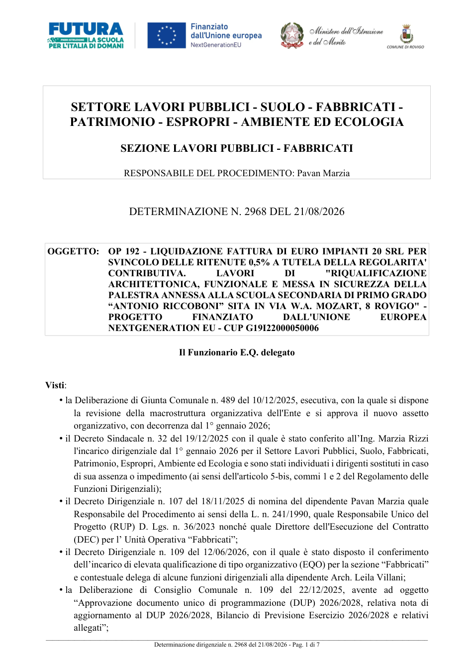 Pagina 1 del documento