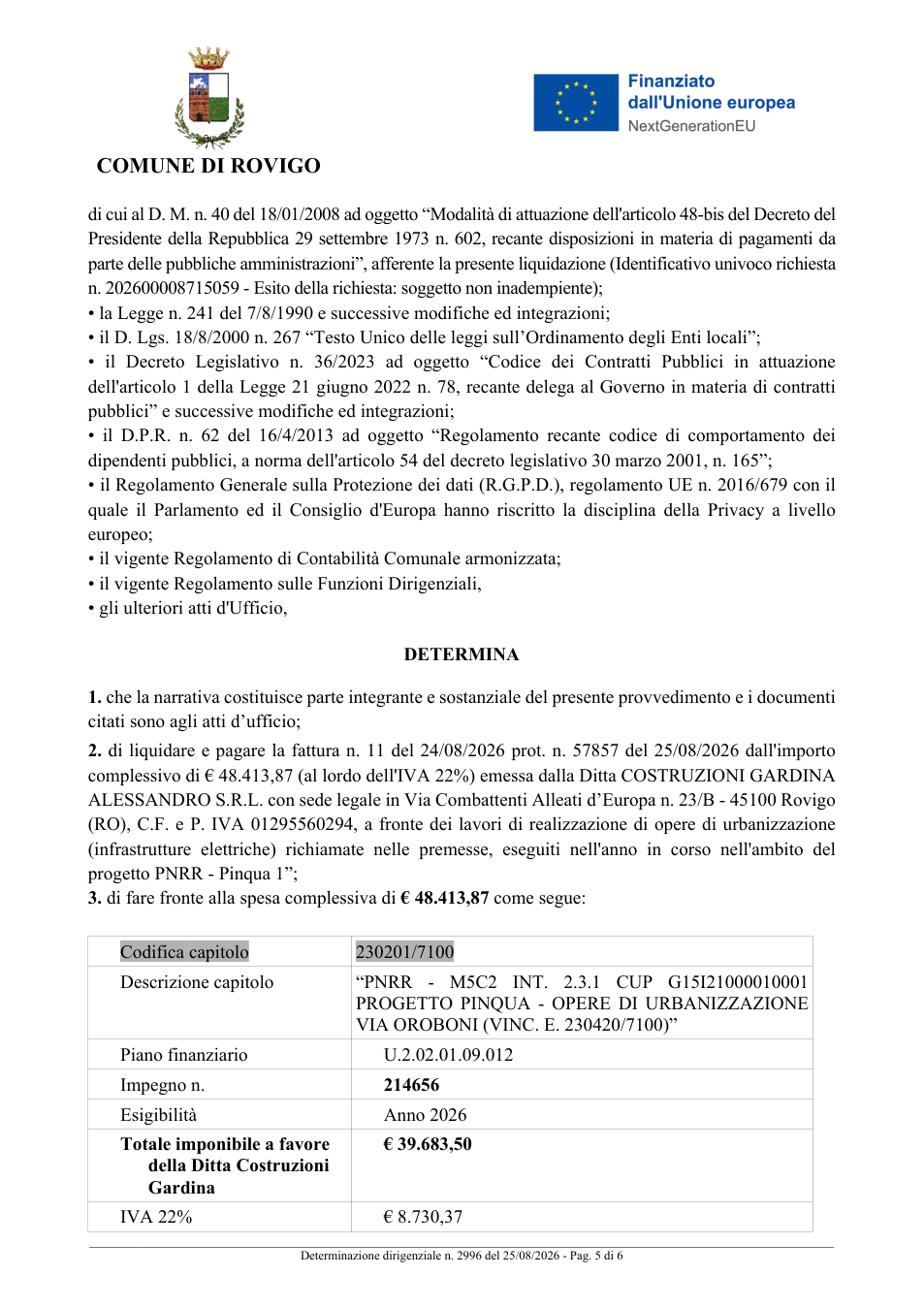 Pagina 5 del documento