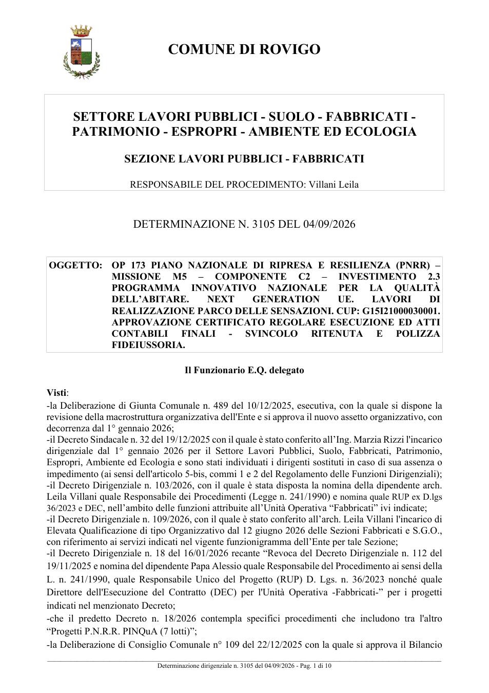 Pagina 1 del documento