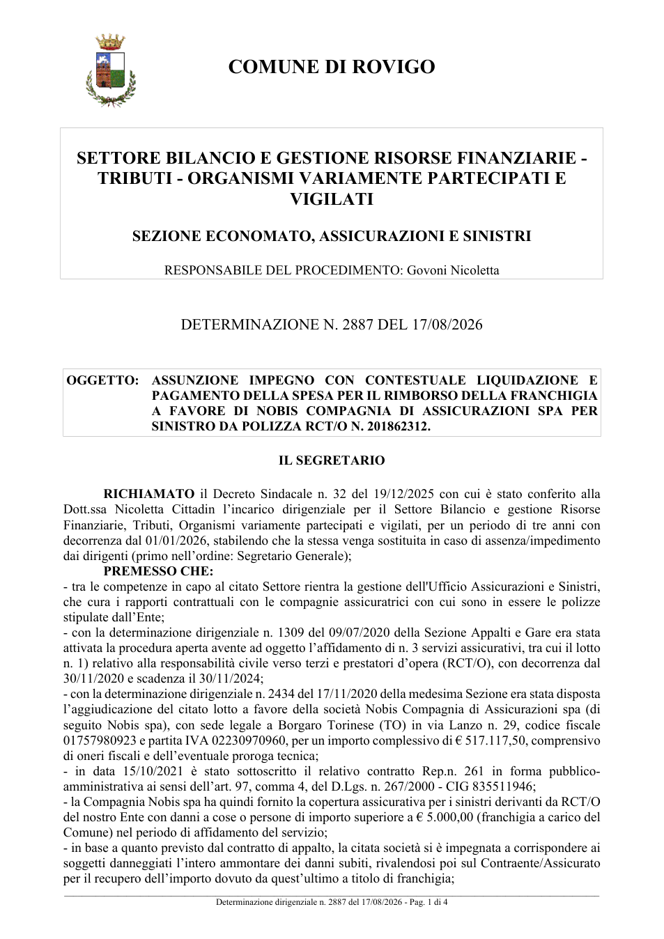 Pagina 1 del documento