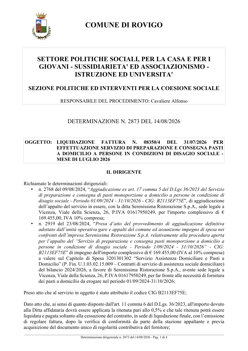 Pagina 1 del documento