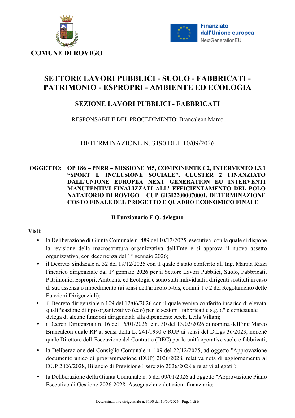 Pagina 1 del documento