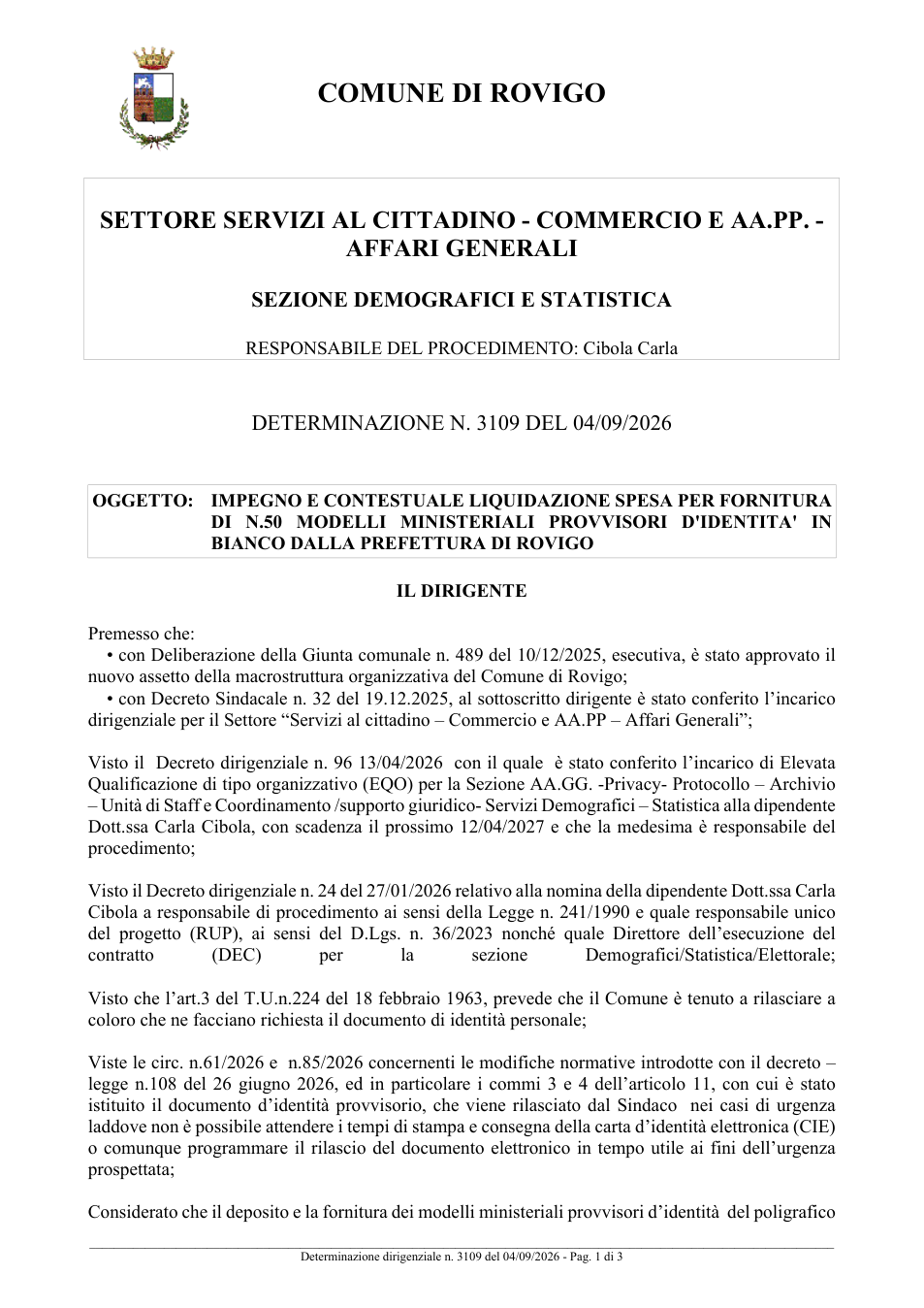 Pagina 1 del documento