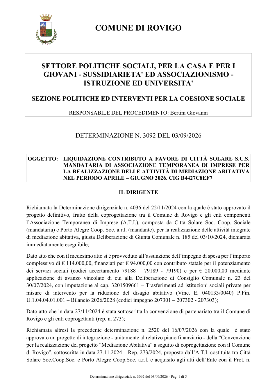Pagina 1 del documento