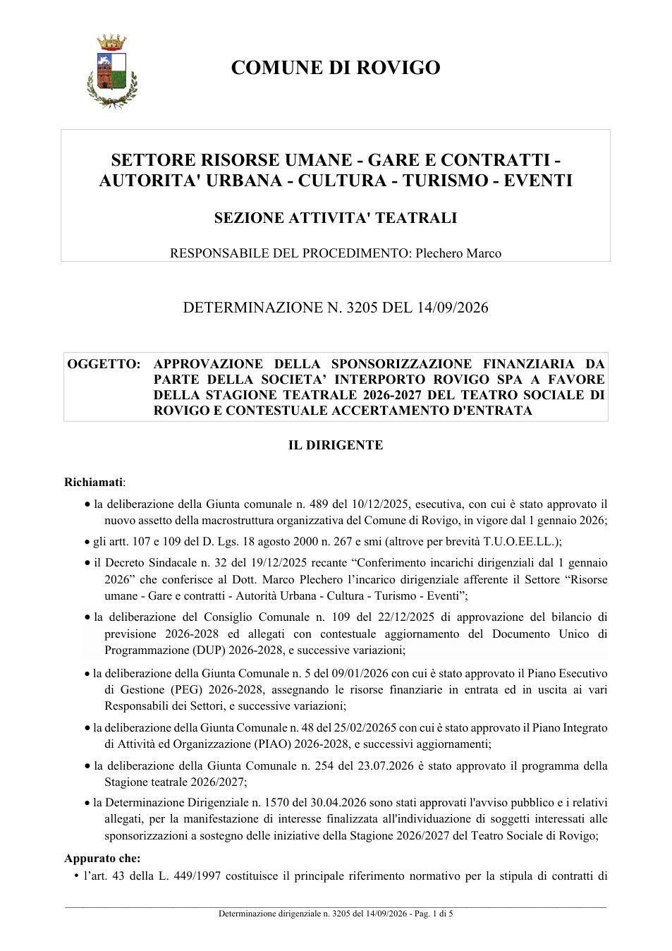 Pagina 1 del documento