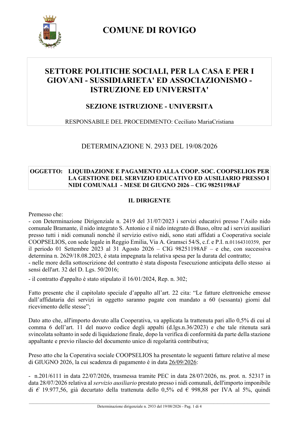Pagina 1 del documento