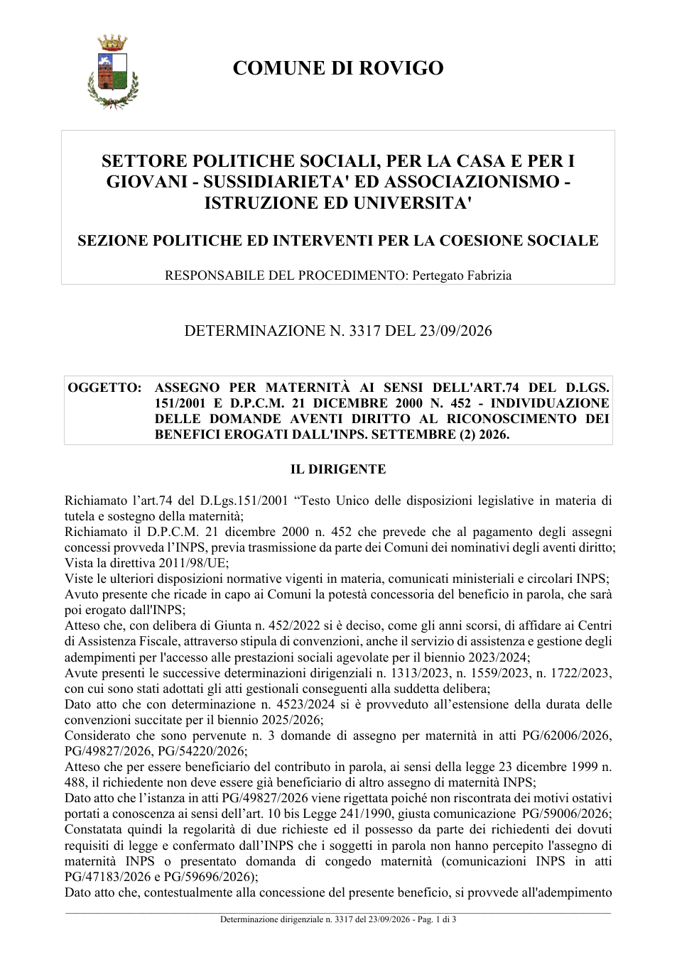 Pagina 1 del documento