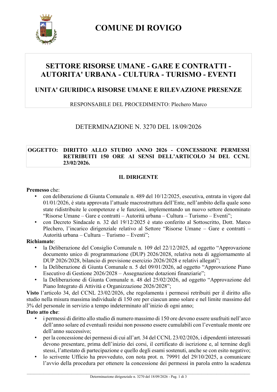 Pagina 1 del documento