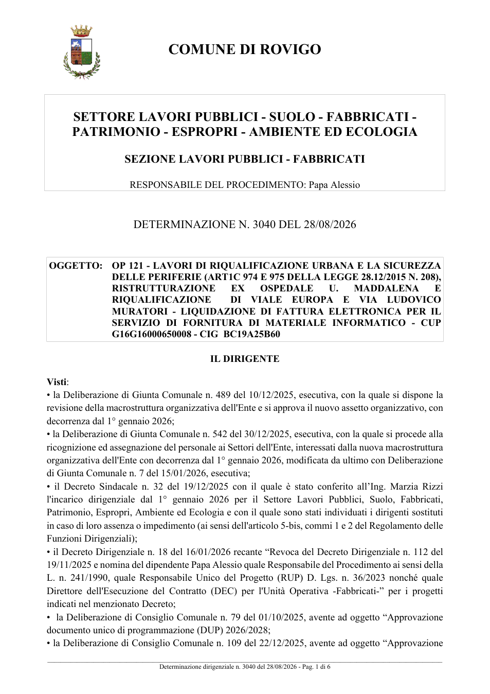 Pagina 1 del documento