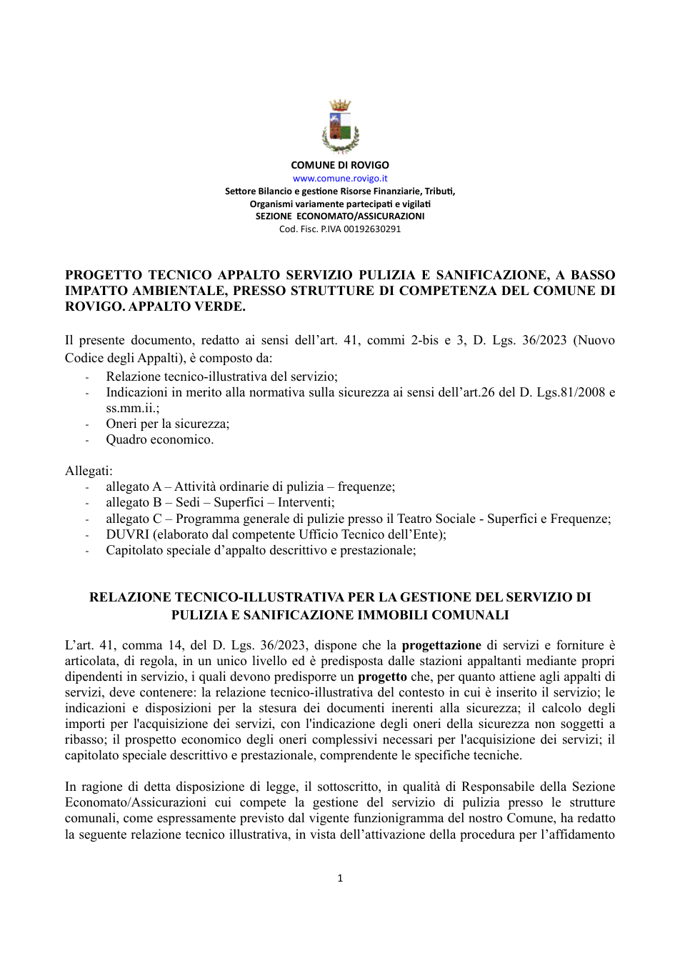 Pagina 1 del documento