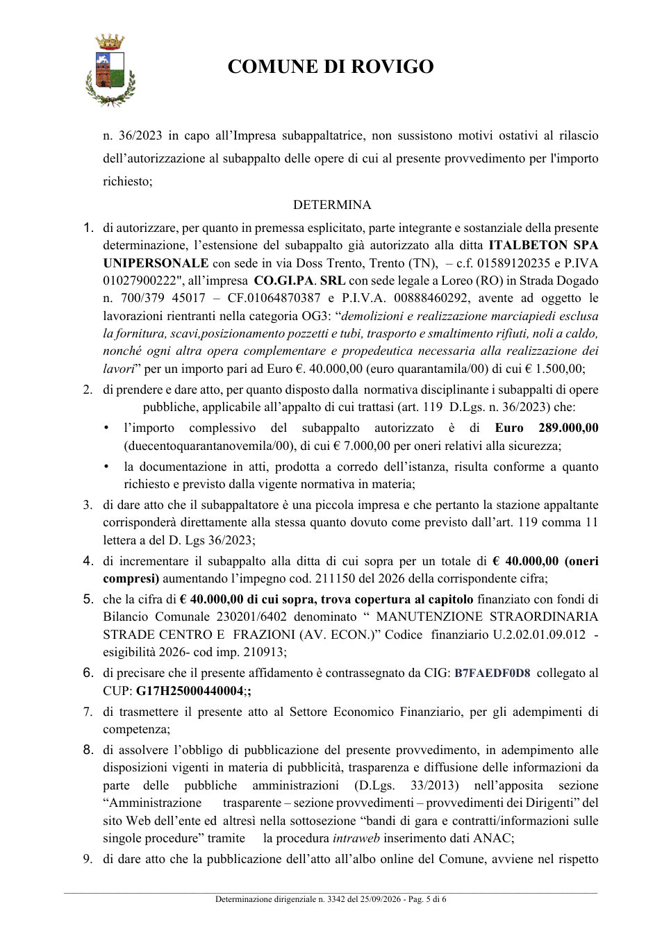 Pagina 5 del documento