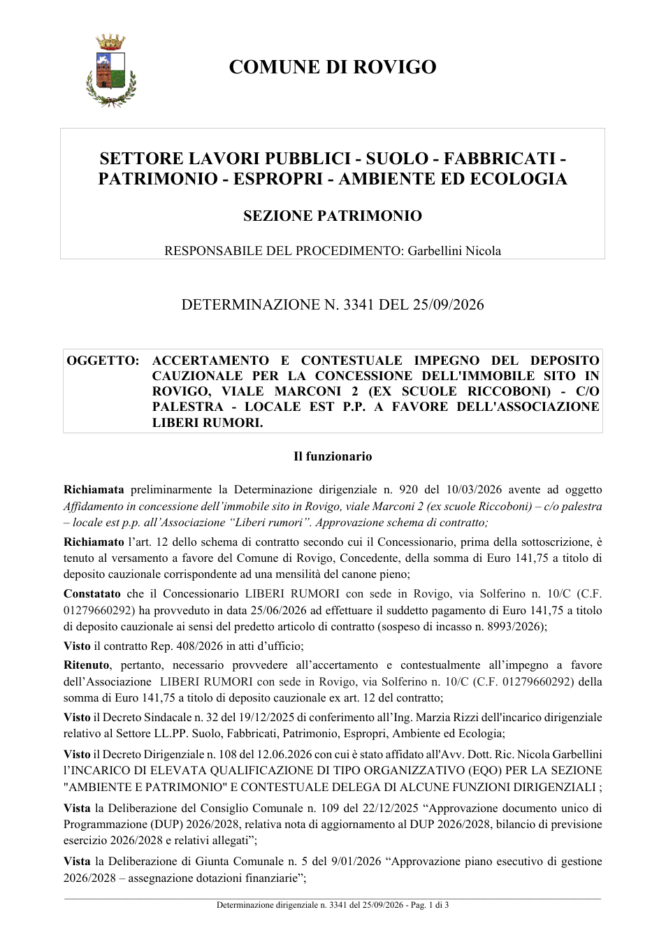 Pagina 1 del documento