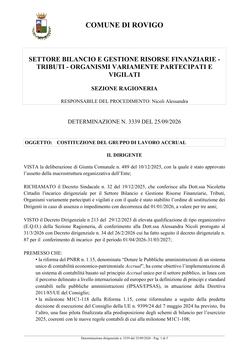 Pagina 1 del documento