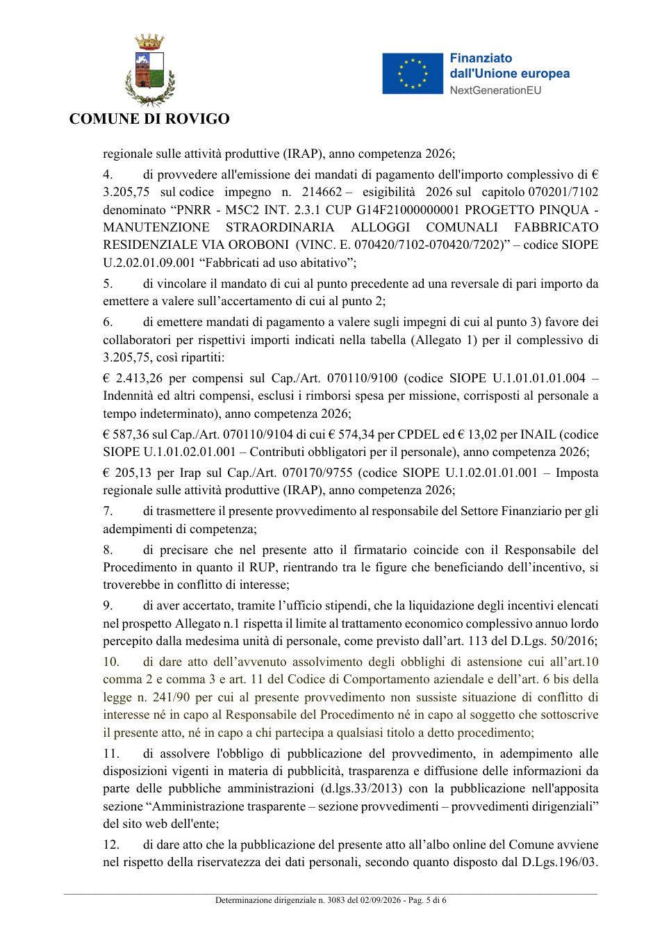 Pagina 5 del documento