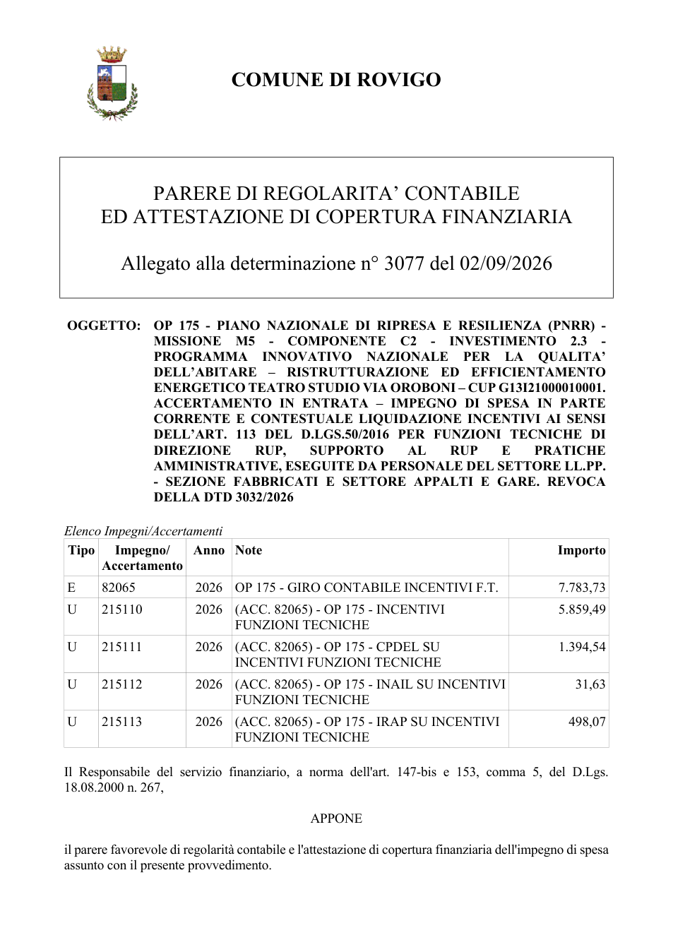 Pagina 1 del documento