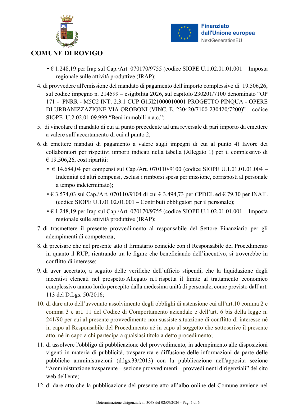 Pagina 5 del documento