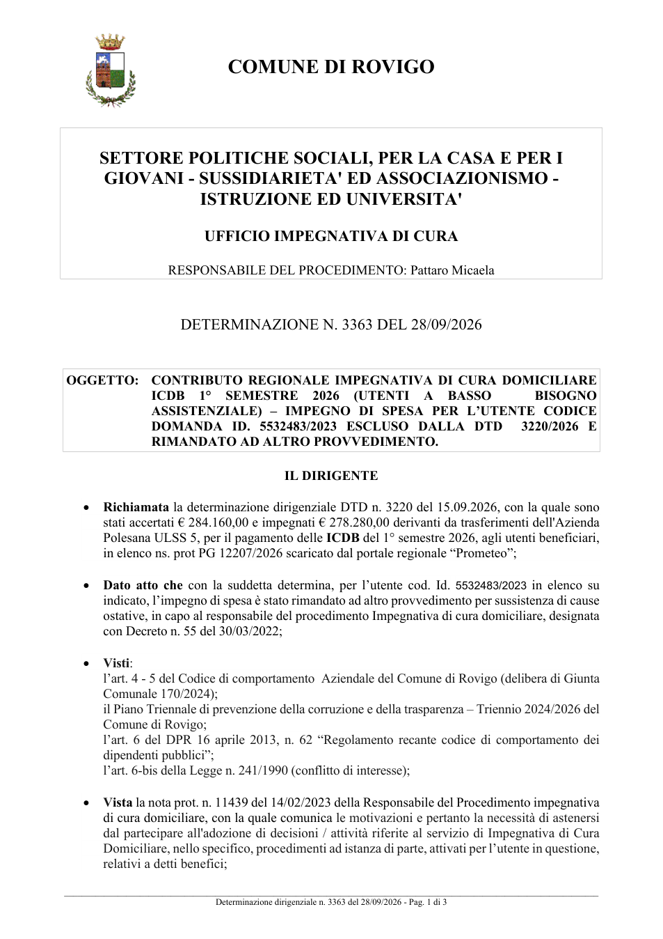 Pagina 1 del documento
