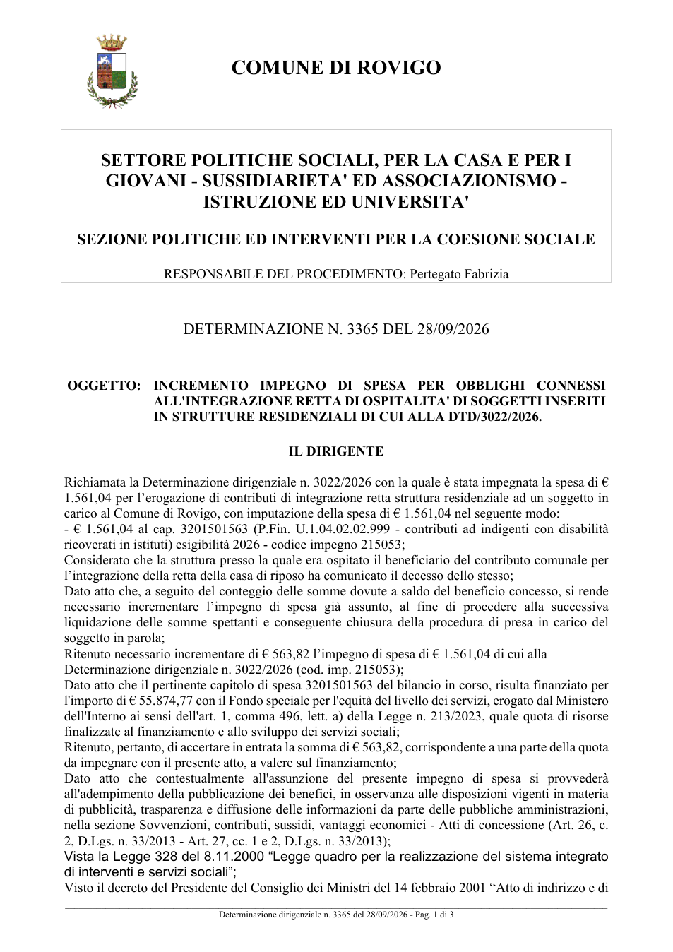Pagina 1 del documento