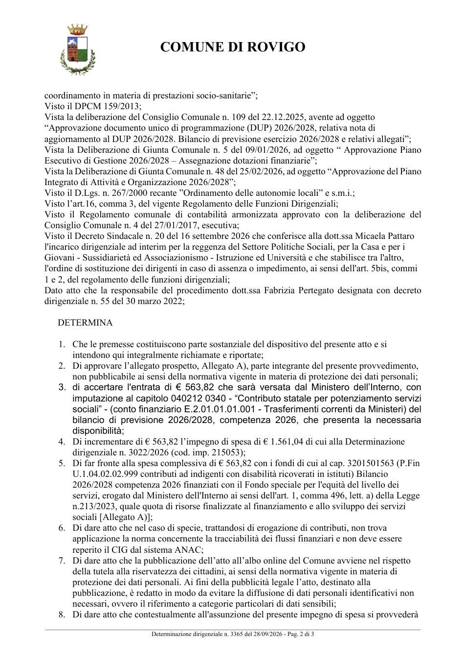 Pagina 2 del documento