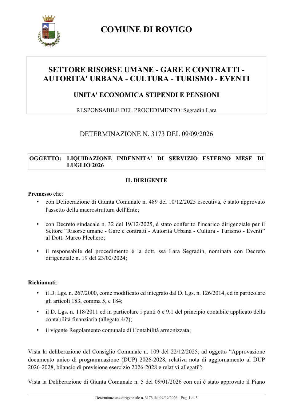 Pagina 1 del documento