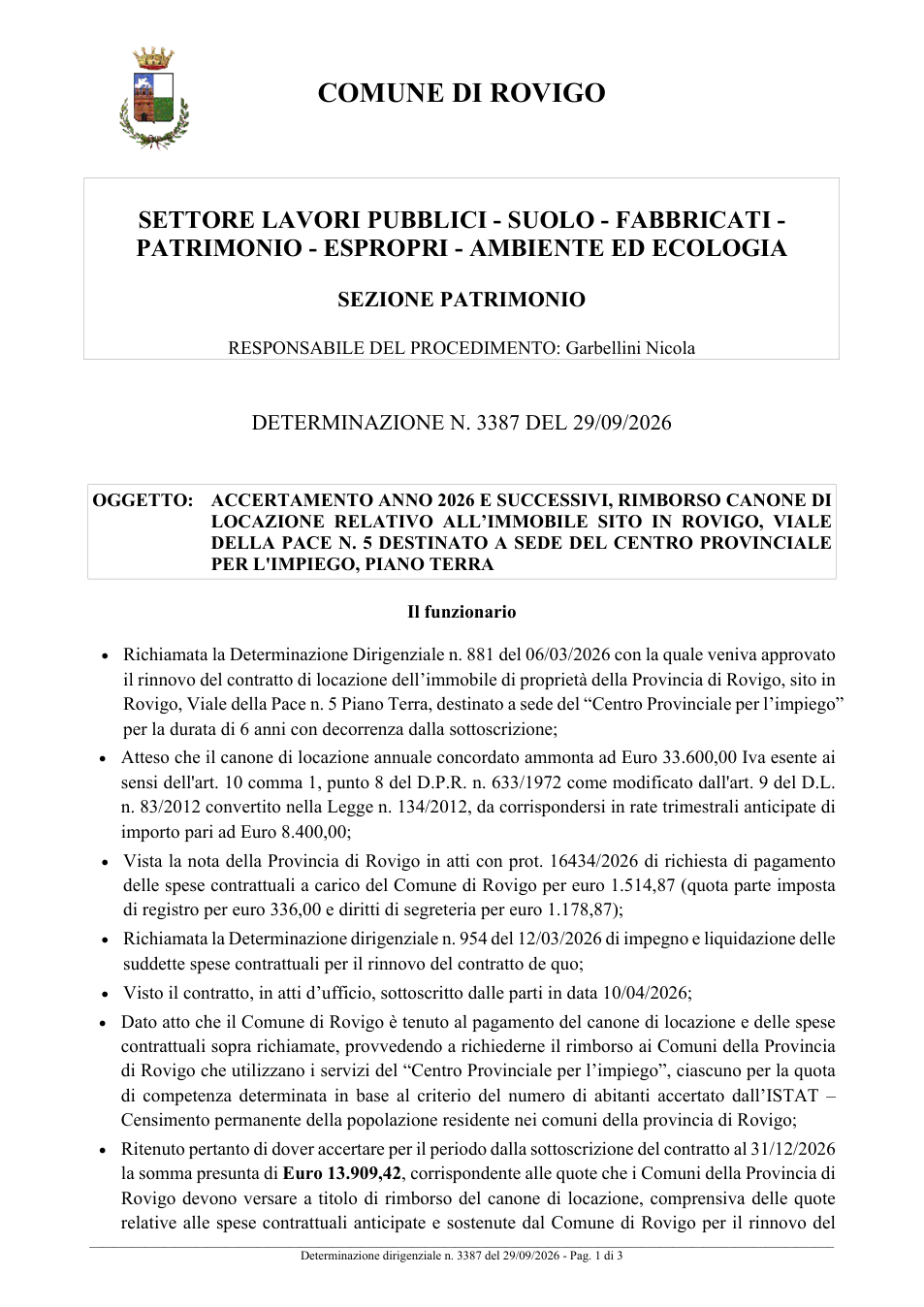 Pagina 1 del documento