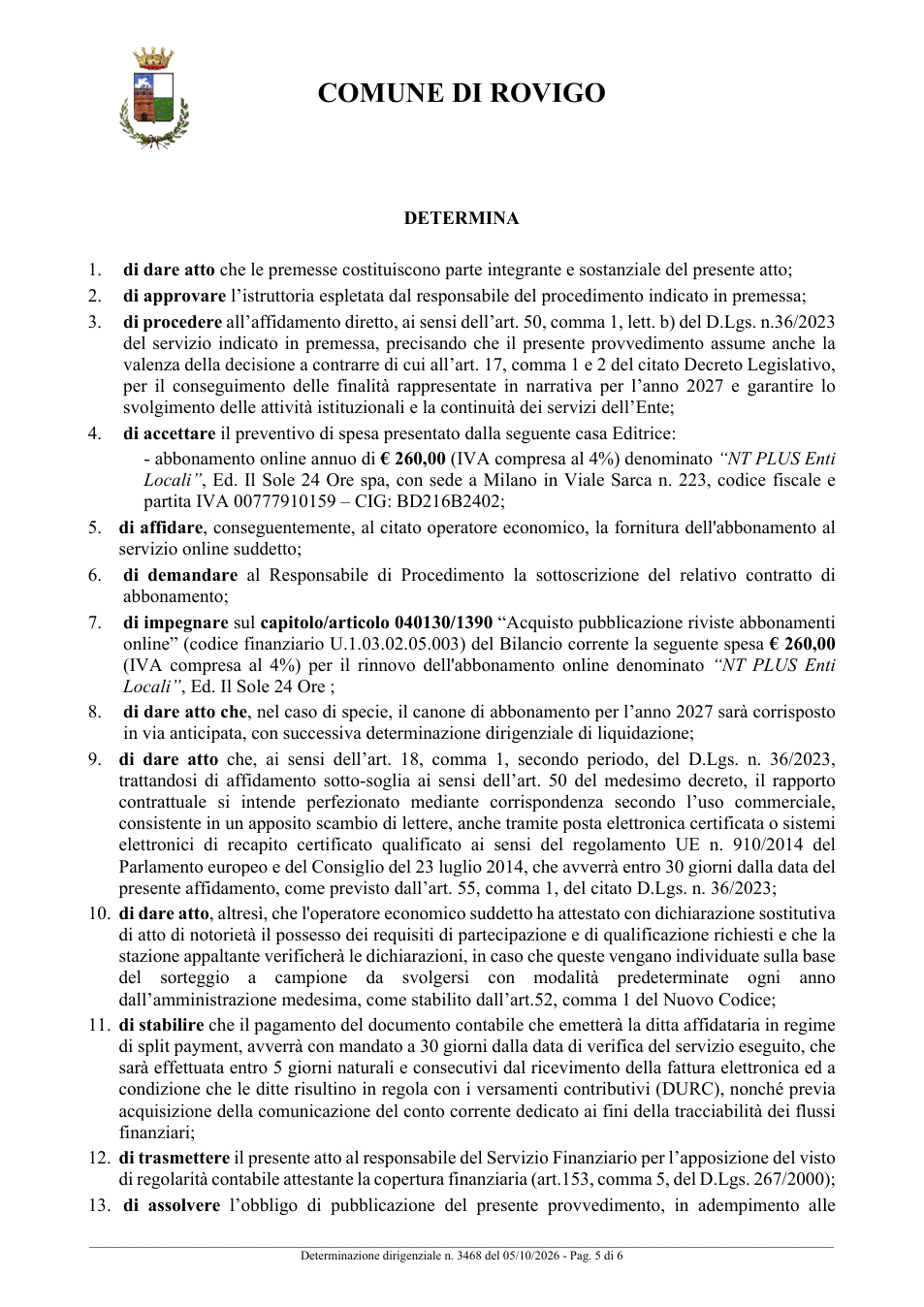 Pagina 5 del documento