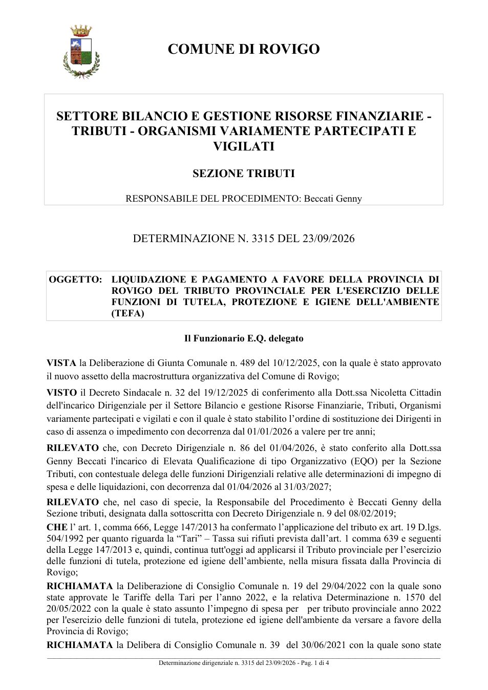 Pagina 1 del documento