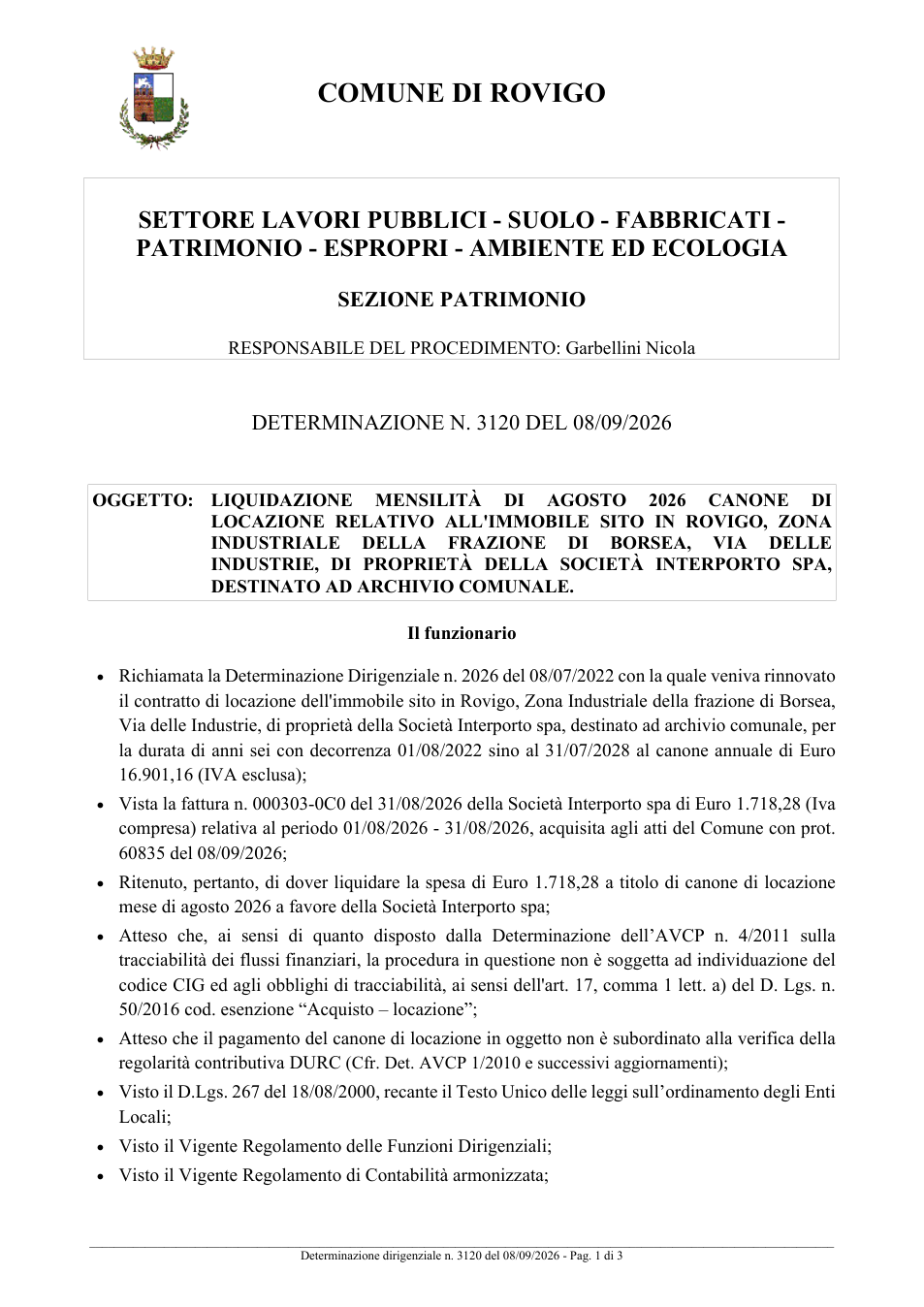 Pagina 1 del documento