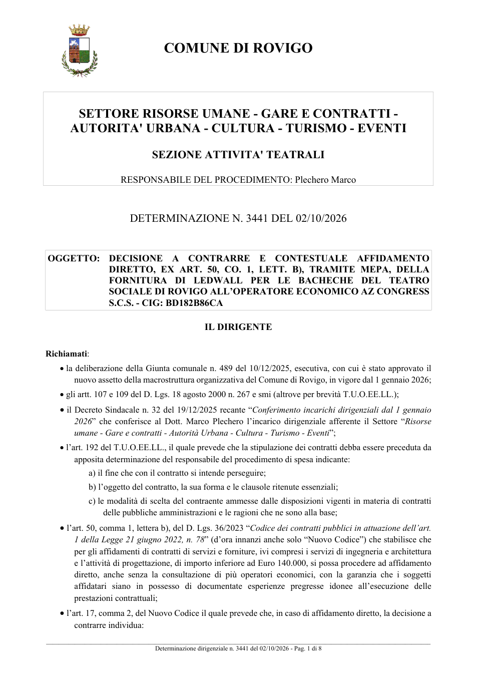 Pagina 1 del documento