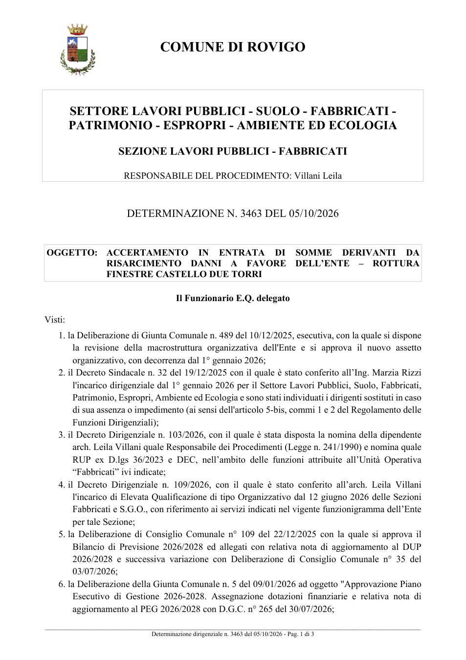Pagina 1 del documento
