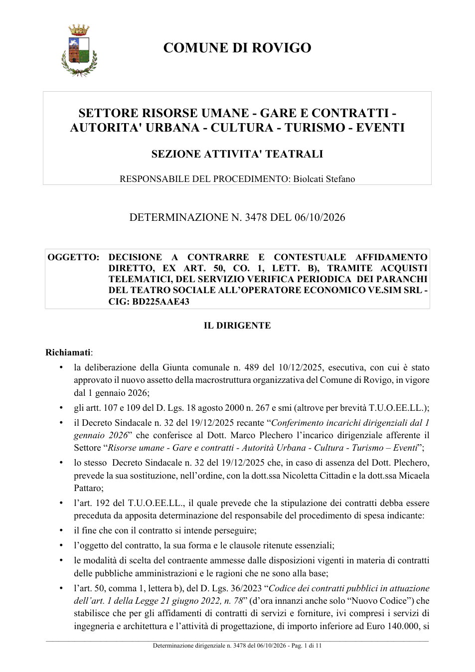 Pagina 1 del documento