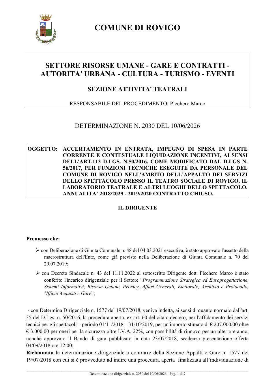 Pagina 1 del documento