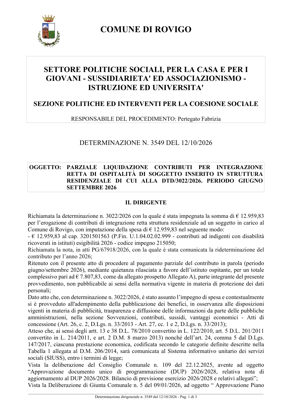 Pagina 1 del documento