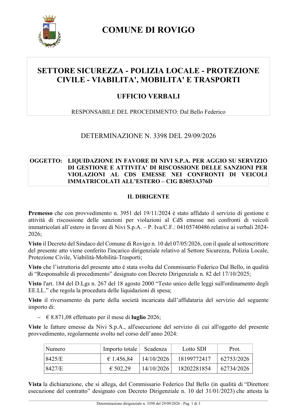 Pagina 1 del documento
