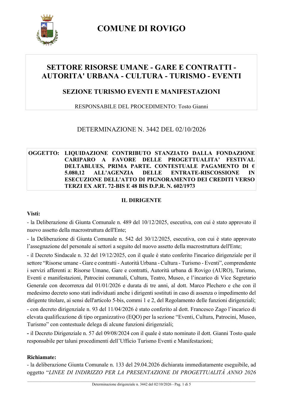 Pagina 1 del documento