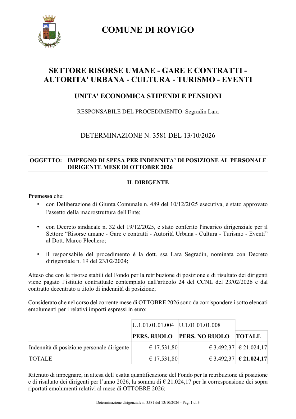 Pagina 1 del documento