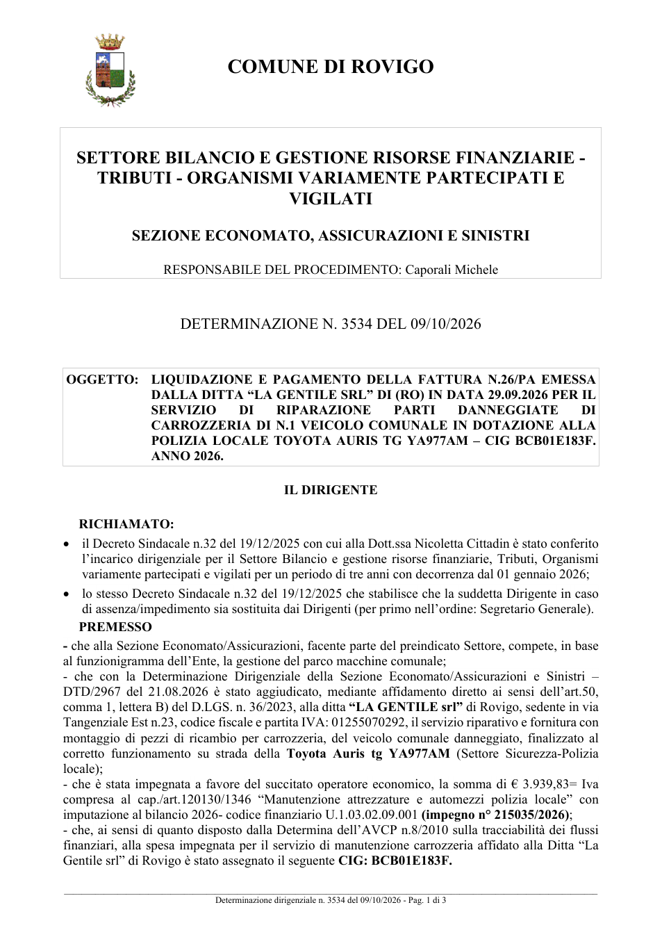 Pagina 1 del documento