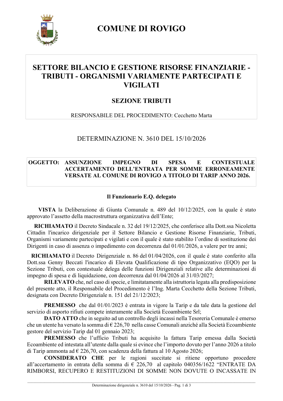 Pagina 1 del documento