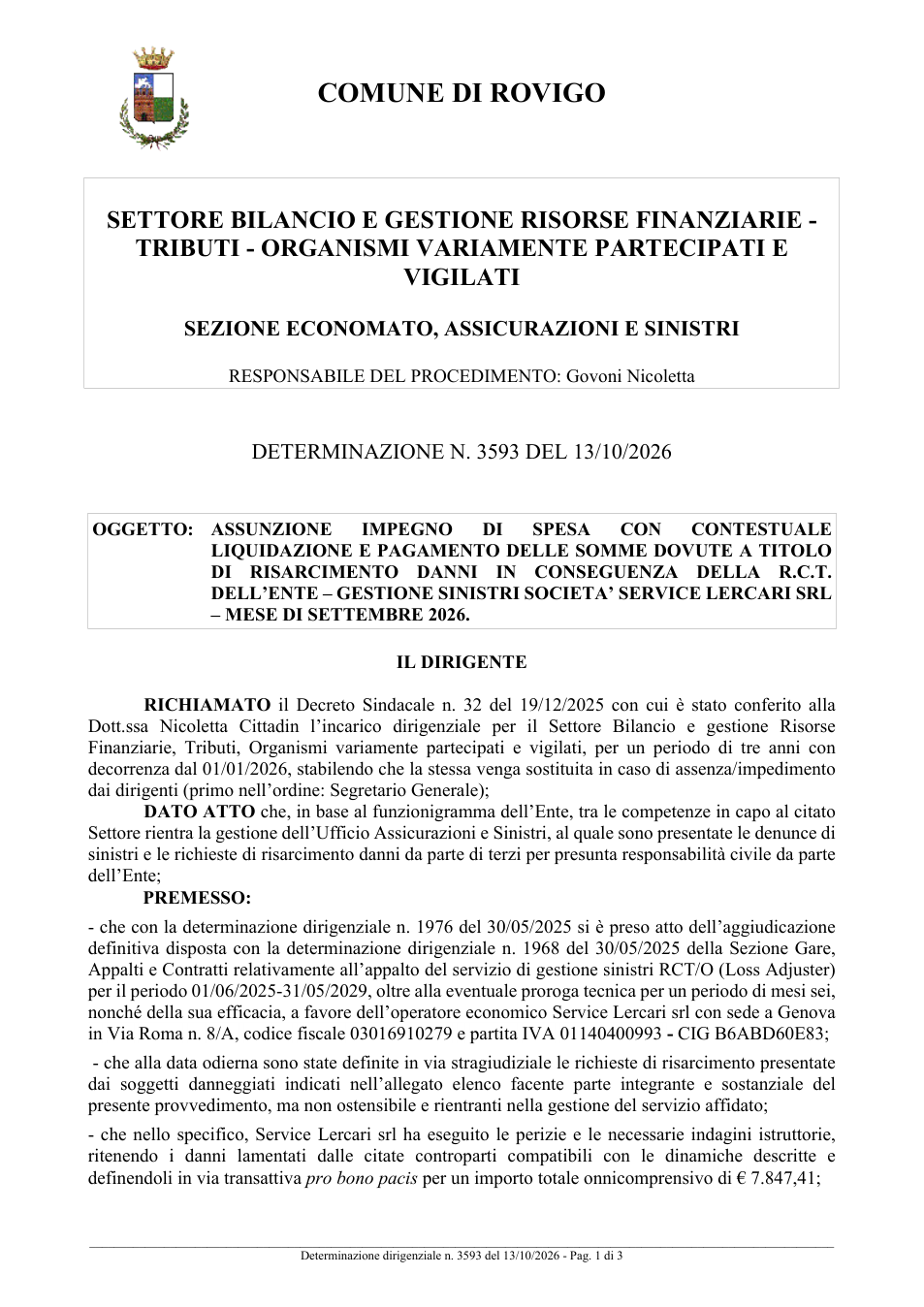 Pagina 1 del documento