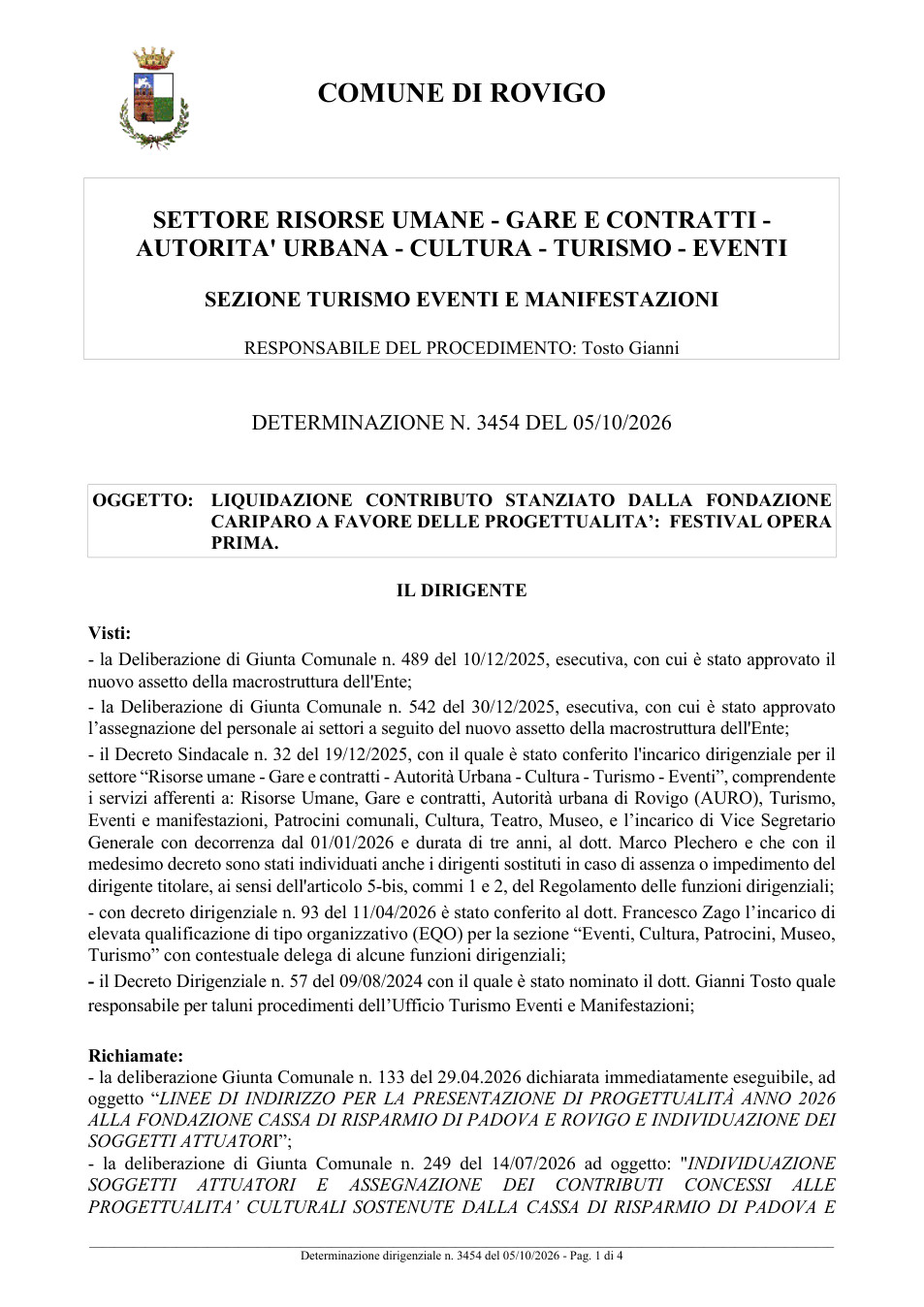 Pagina 1 del documento