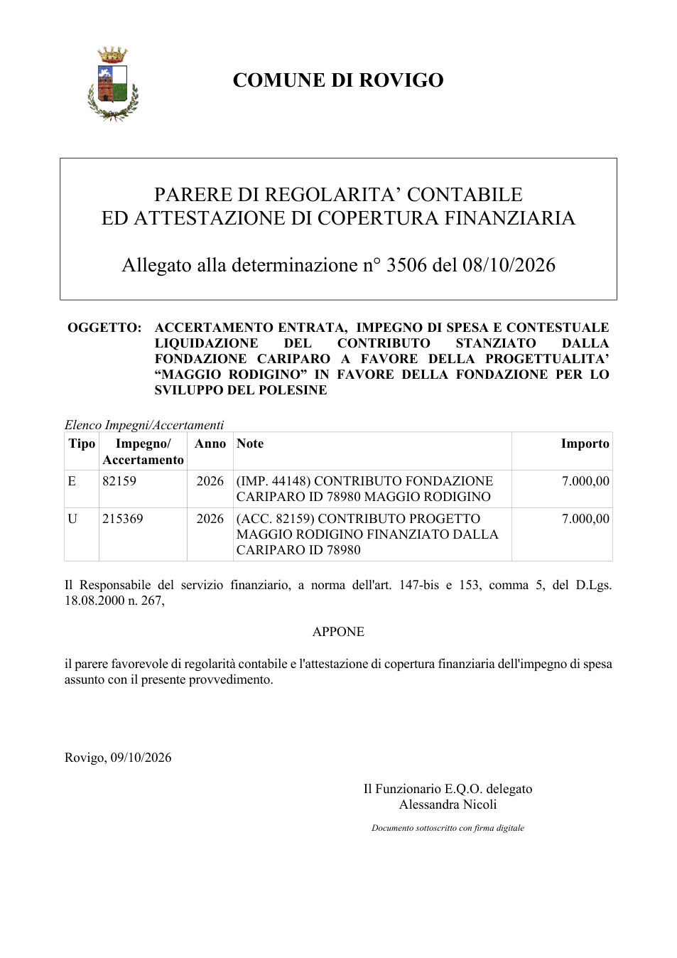 Pagina 1 del documento