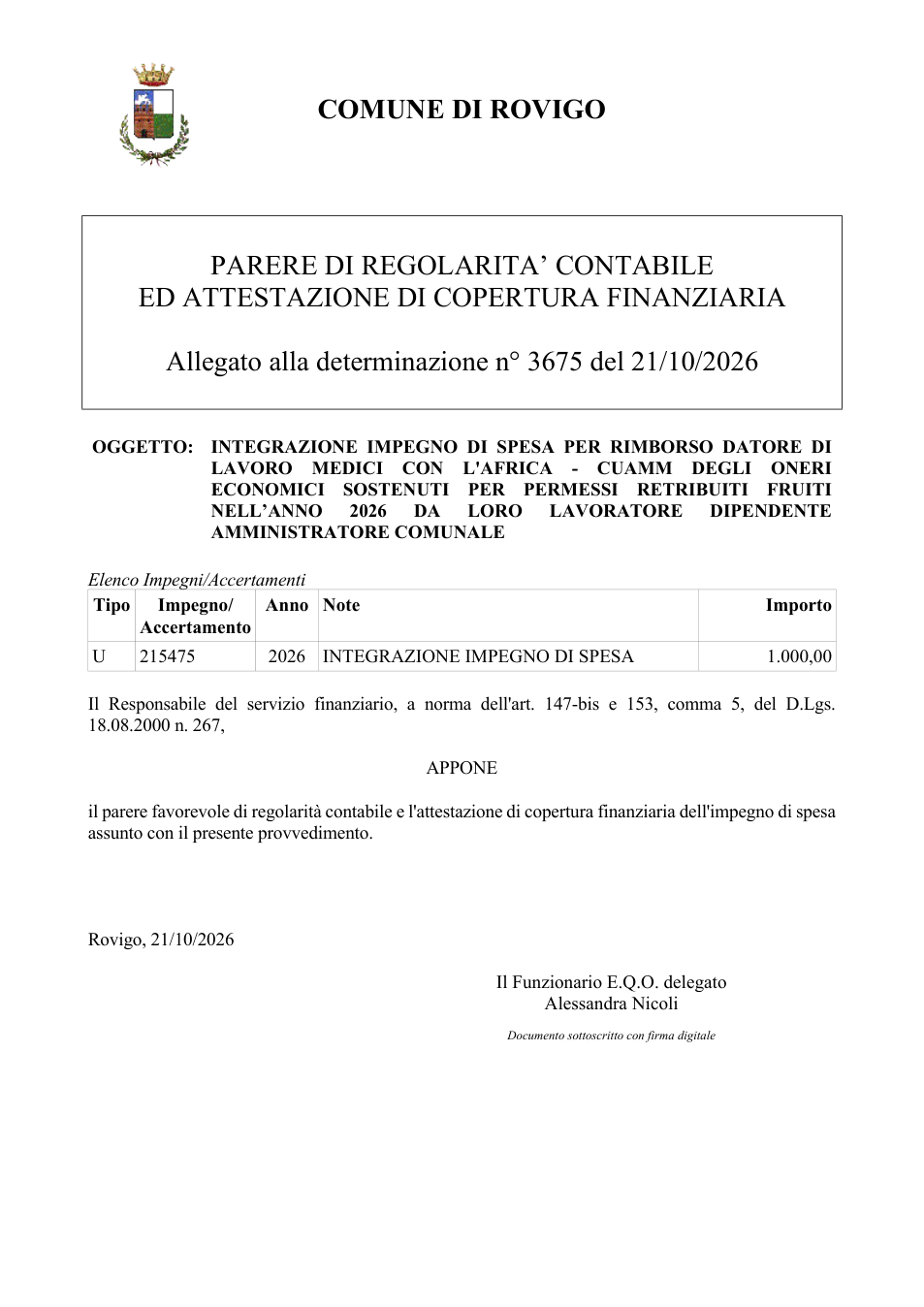 Pagina 1 del documento