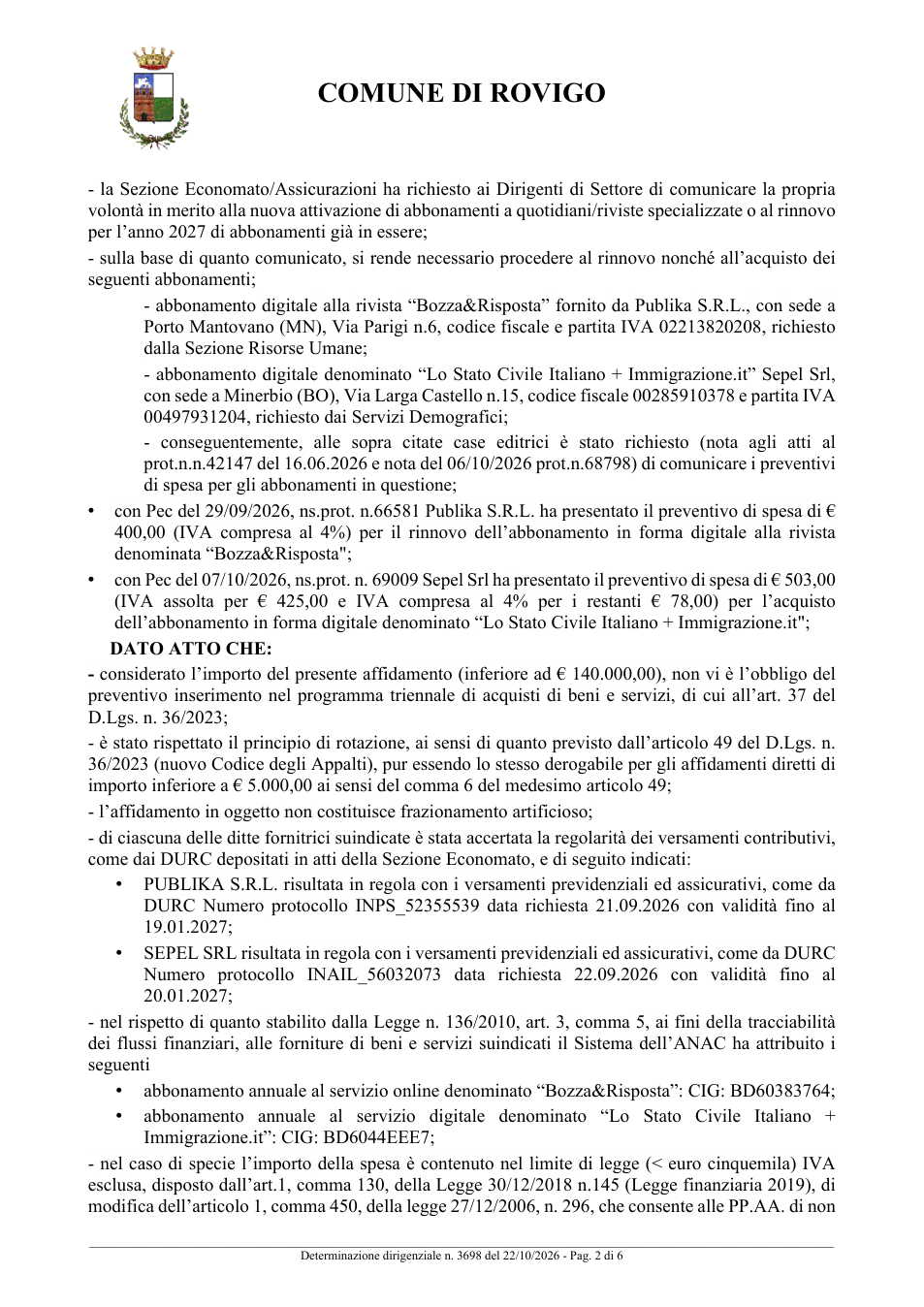 Pagina 2 del documento
