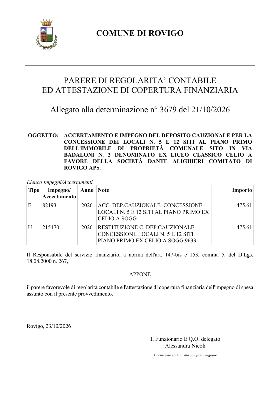 Pagina 1 del documento