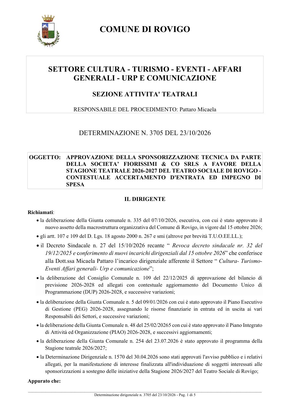 Pagina 1 del documento