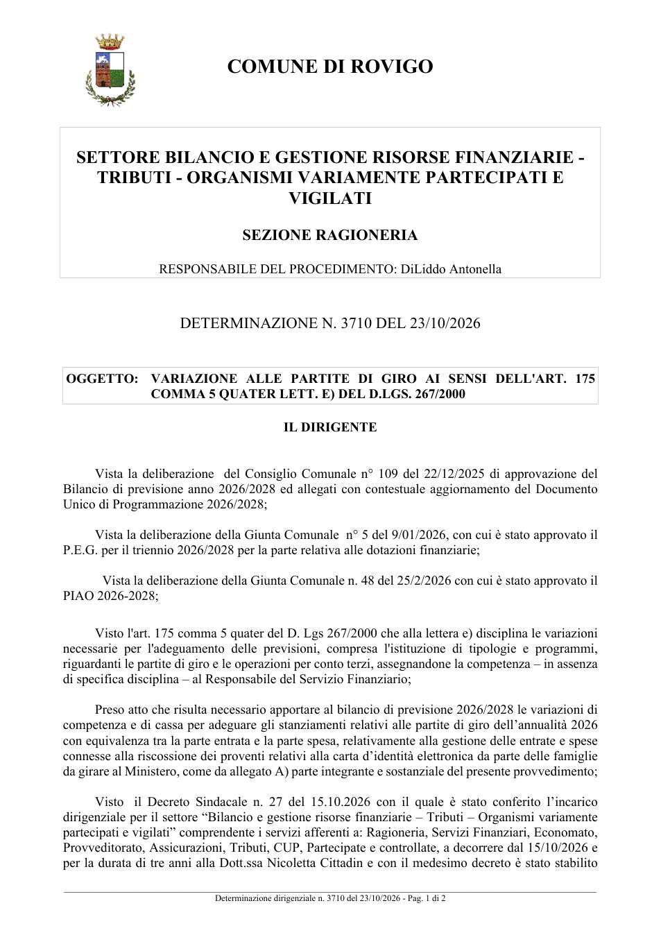 Pagina 1 del documento